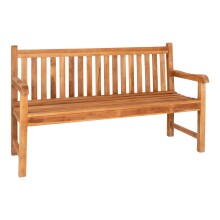 Sitzbank >Cabo< in Braun, Teak - 150x92x62cm (BxHxT)