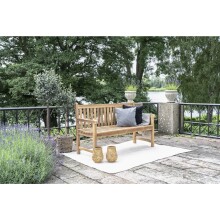 Sitzbank >Cabo< in Braun, Teak - 150x92x62cm (BxHxT)