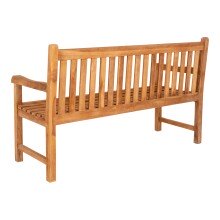 Sitzbank >Cabo< in Braun, Teak - 150x92x62cm (BxHxT)