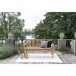 Sitzbank >Cabo< in Braun, Teak - 150x92x62cm (BxHxT)