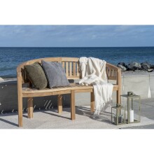 Sitzbank >Boca< in Natur, Teak - 150x85x60cm (BxHxT)
