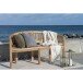 Sitzbank >Boca< in Natur, Teak - 150x85x60cm (BxHxT)