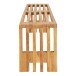 Sitzbank >Benidorm< in Braun, Teak - 140x48x35cm (BxHxT)