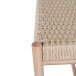 Sitzbank >Abano< in Beige, Massivholz - 80x45x35cm (BxHxT)