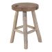 Hocker >Badia< in Hellbraun, Teak - 30x45x30cm (BxHxT)
