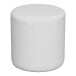 Pouf >Ejby< in Weiss, Stoff - 34x36x34cm (BxHxT)
