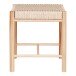 Hocker >Abano< in Natur, Massivholz - 42x46,5x42cm (BxHxT)