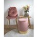Pouf >Gamby< in Rosa, Velour - 34x43x34cm (BxHxT)
