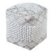 Sitzwürfel >Puri< in Creme  , Stoff - 40x40x40cm (BxHxT)