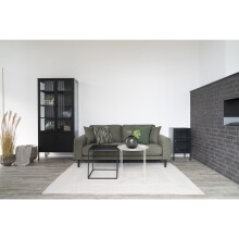 Beistelltisch >Bastia< in Beige, Metall -...