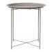 Beistelltisch >Bastia< in Beige, Metall - 47x50x47cm (BxHxT)