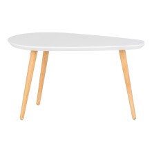 Couchtisch >Vado< in Weiß / Natur, MDF -...