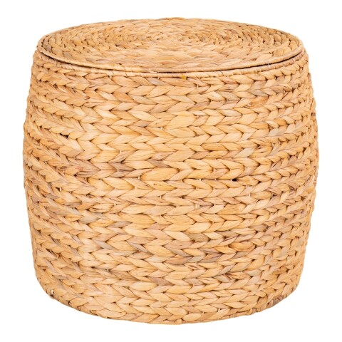 Beistelltisch >Delia< in Natur, Wasserhyazinthe - 43x34x43cm (BxHxT)