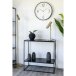 Konsolentisch >Vita< in Schwarz, Melamin - 80x80x36cm (BxHxT)