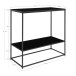 Konsolentisch >Vita< in Schwarz, Melamin - 80x80x36cm (BxHxT)