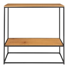 Konsolentisch >Vita< in Natur, Melamin - 80x80x36cm (BxHxT)