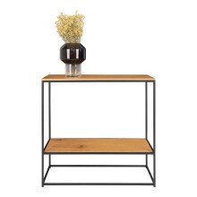 Konsolentisch >Vita< in Natur, Melamin - 80x80x36cm (BxHxT)