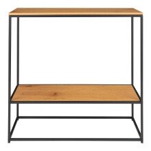 Konsolentisch >Vita< in Natur, Melamin - 80x80x36cm (BxHxT)