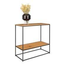 Konsolentisch >Vita< in Natur, Melamin - 80x80x36cm...