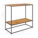 Konsolentisch >Vita< in Natur, Melamin - 80x80x36cm (BxHxT)