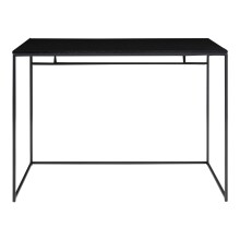 Schreibtisch >Vita< in Schwarz, Melamin - 100x75x45cm (BxHxT)