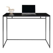 Schreibtisch >Vita< in Schwarz, Melamin - 100x75x45cm (BxHxT)