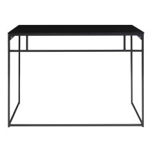 Schreibtisch >Vita< in Schwarz, Melamin - 100x75x45cm (BxHxT)