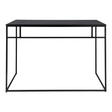 Schreibtisch >Vita< in Schwarz, Melamin - 100x75x45cm (BxHxT)