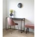 Schreibtisch >Vita< in Schwarz, Melamin - 100x75x45cm (BxHxT)