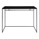 Schreibtisch >Vita< in Schwarz, Melamin - 100x75x45cm (BxHxT)
