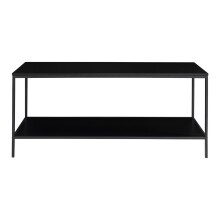 TV-Bank >Vita< in Schwarz, Melamin - 100x45x36cm (BxHxT)
