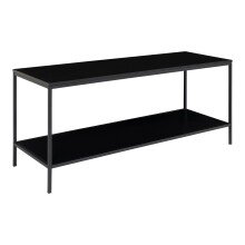 TV-Bank >Vita< in Schwarz, Melamin - 100x45x36cm (BxHxT)