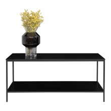 TV-Bank >Vita< in Schwarz, Melamin - 100x45x36cm (BxHxT)