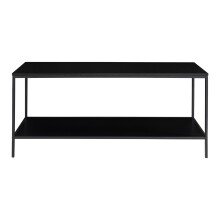 TV-Bank >Vita< in Schwarz, Melamin - 100x45x36cm (BxHxT)