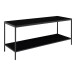 TV-Bank >Vita< in Schwarz, Melamin - 100x45x36cm (BxHxT)