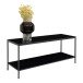 TV-Bank >Vita< in Schwarz, Melamin - 100x45x36cm (BxHxT)