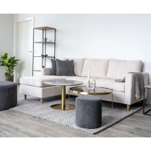 Bücherregal >Vita< in Natur, Melamin - 51x170x36cm (BxHxT)