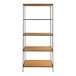 Bücherregal >Vita< in Natur, Melamin - 80x170x36cm (BxHxT)