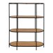Bücherregal >Vita< in Natur, Melamin - 85x111x36cm (BxHxT)