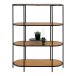 Bücherregal >Vita< in Natur, Melamin - 85x111x36cm (BxHxT)