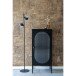 Standvitrine >Adelaide< in Schwarz, Metall - 50x110x35cm (BxHxT)