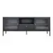 Lowboard >Dalby< in Schwarz, Metall - 160x60x35cm (BxHxT)