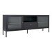 Lowboard >Dalby< in Schwarz, Metall - 160x60x35cm (BxHxT)