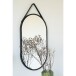 Spiegel >Trapani< in Schwarz, Stahl, Glas - 35x60x2cm (BxHxT)