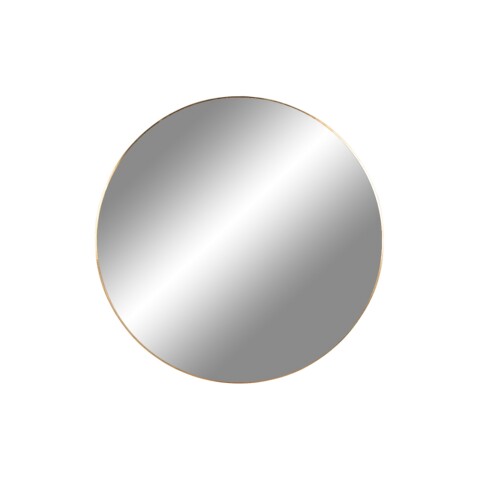 Spiegel >Jersey< in Messing, Stahl, Glas - 40x0,5x40cm (BxHxT)