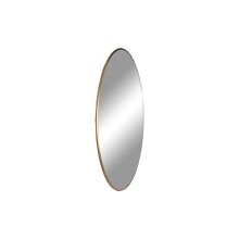 Spiegel >Jersey< in Messing, Stahl, Glas - 40x0,5x40cm (BxHxT)