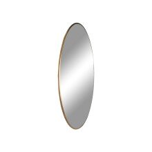 Spiegel >Jersey< in Messing, Stahl, Glas - 60x0,5x60cm (BxHxT)