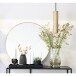 Spiegel >Jersey< in Messing, Stahl, Glas - 60x0,5x60cm (BxHxT)