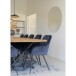 Spiegel >Jersey< in Messing, Stahl, Glas - 100x0,5x100cm (BxHxT)