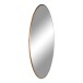 Spiegel >Jersey< in Messing, Stahl, Glas - 100x0,5x100cm (BxHxT)